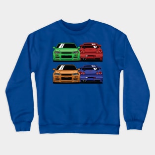 GT-R R34 Skyline Crewneck Sweatshirt